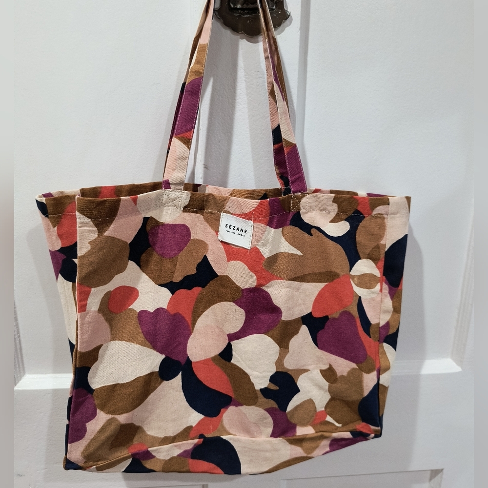 Sézane Demain Tote Bag- Printed Inès - Picture 3 of 6